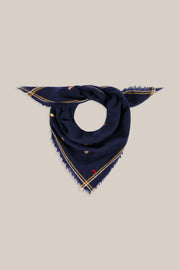 Moismont Chelsea wool embroidered square scarf - 2 colours