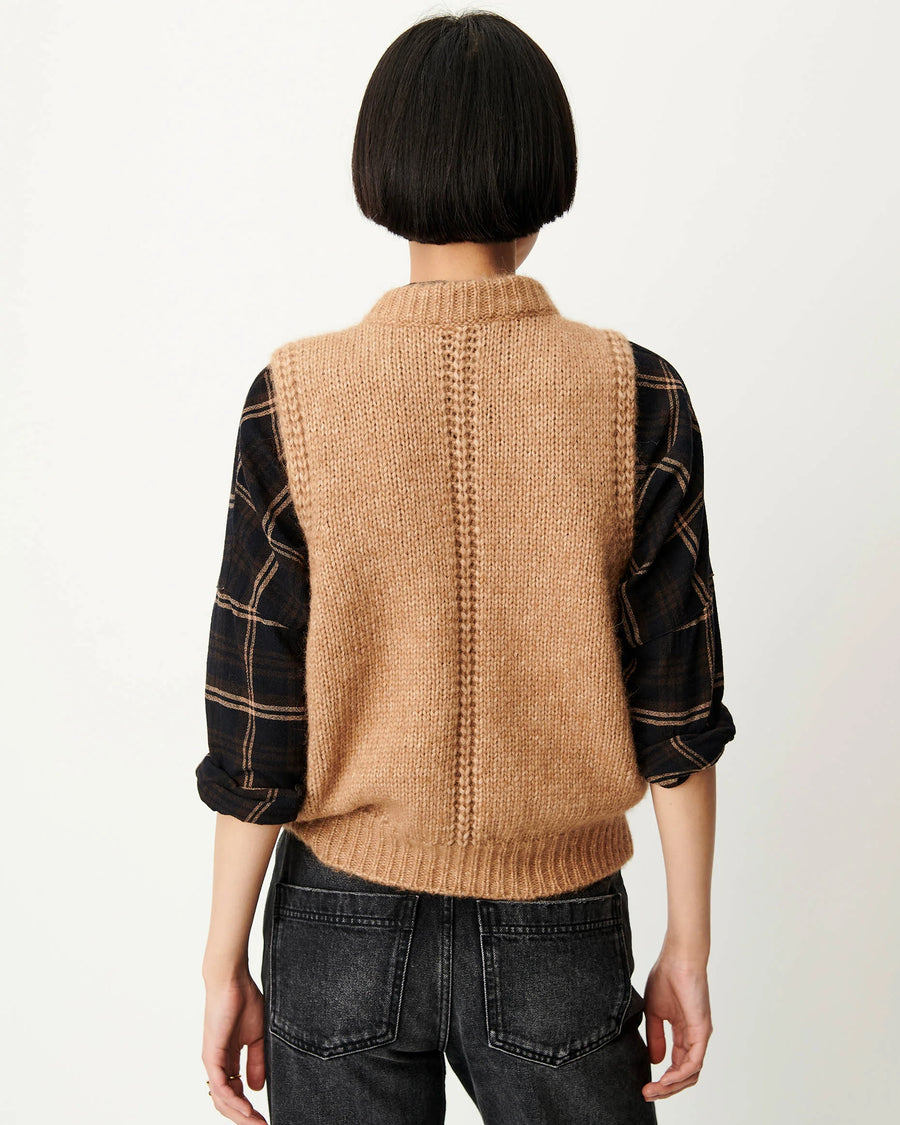 Sessùn Parissi sleeveless knit - camel