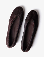 Penelope Chilvers Coco pony pump - dark cherry