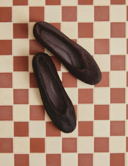 Penelope Chilvers Coco pony pump - dark cherry