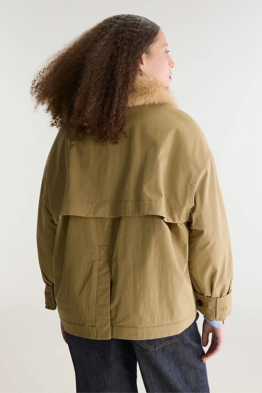 Bellerose Hilma trench style jacket - stone