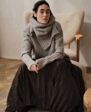 Rabens Saloner Simonia pleated skirt -French toast