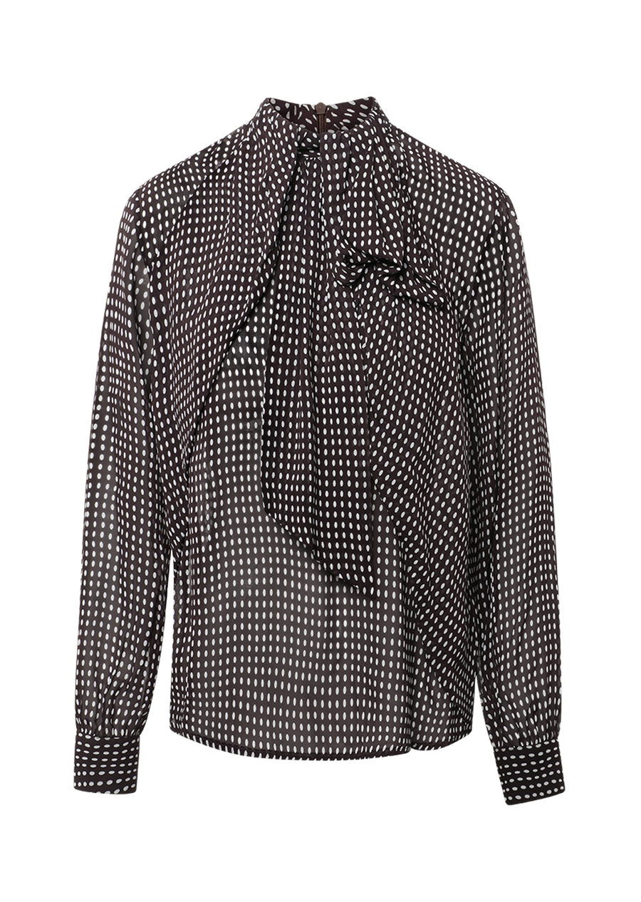 0039 Italy Dorothea spot print blouse