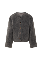 0039 Italy Ricarda fleece button through jacket