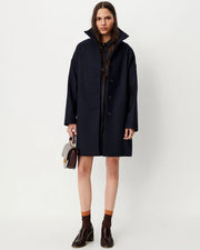 Sessùn Paradise mid length coat - navy