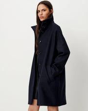 Sessùn Paradise mid length coat - navy