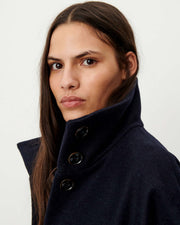 Sessùn Paradise mid length coat - navy