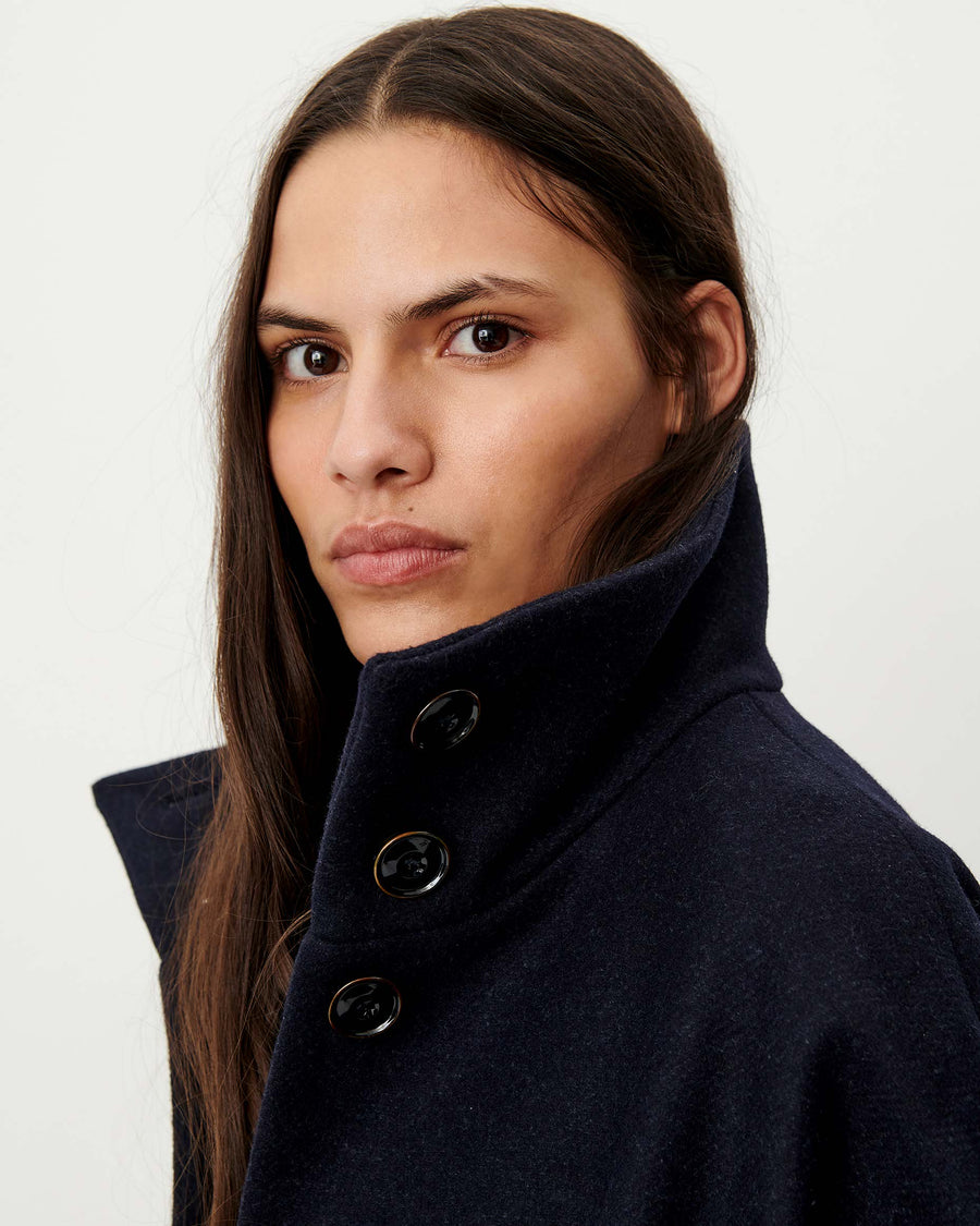 Sessùn Paradise mid length coat - navy
