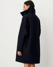 Sessùn Paradise mid length coat - navy