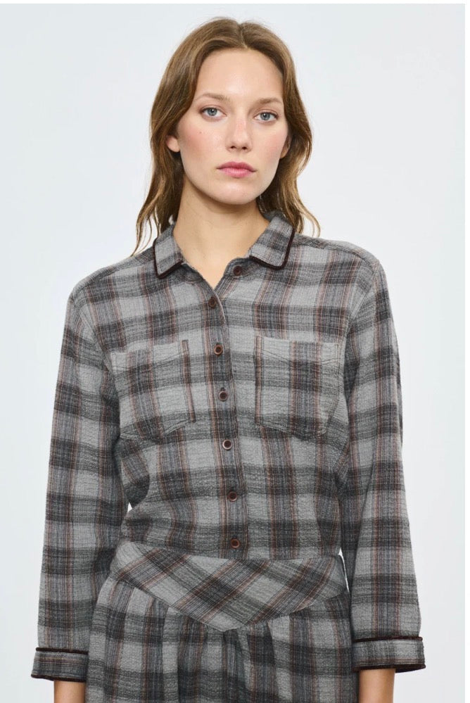 Beatriz Furest Calypso check shirt