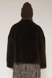 MKT Studio Melen reversible faux Fur jacket - chocolate