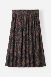 Project AJ117 Kinna printed skirt - navy / garnet