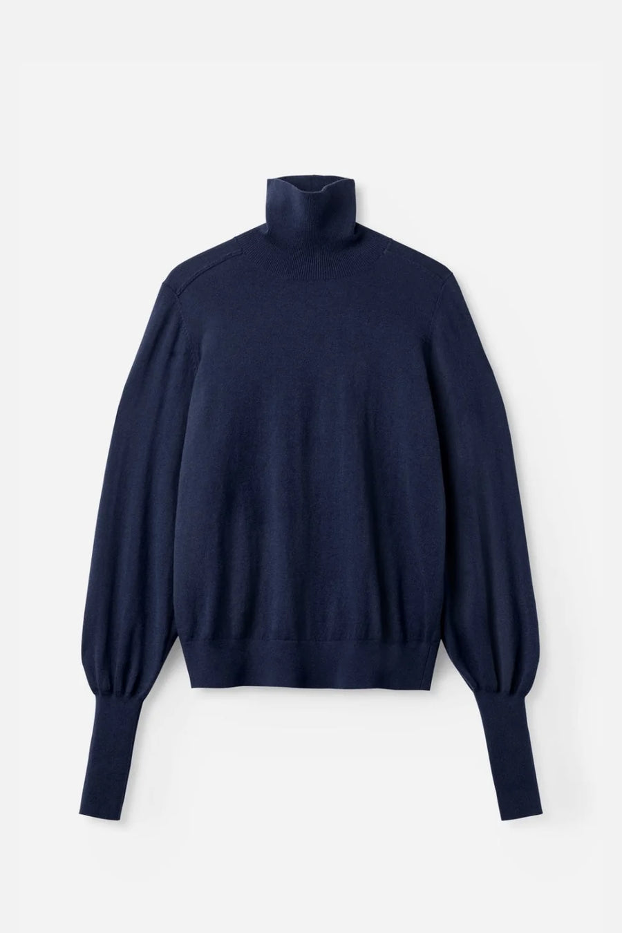Project AJ117 Sirene cotton/cashmere turtle neck jumper - midnight