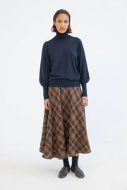 Project AJ117 Sirene cotton/cashmere turtle neck jumper - midnight