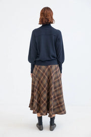 Project AJ117 Sirene cotton/cashmere turtle neck jumper - midnight