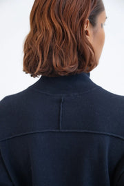 Project AJ117 Sirene cotton/cashmere turtle neck jumper - midnight