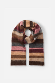 Project AJ117 multi striped scarf