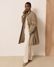 Hartford Valky lined water resistant coat - beige