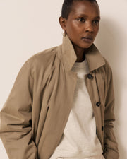 Hartford Valky lined water resistant coat - beige