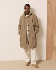 Hartford Valky lined water resistant coat - beige