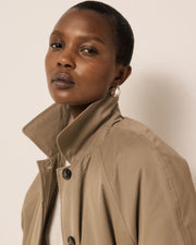 Hartford Valky lined water resistant coat - beige