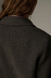 Maison Hotel Cameron tweed blazer- mossy