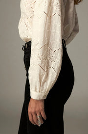 Maison Hotel Renata blouse - chantilly cream