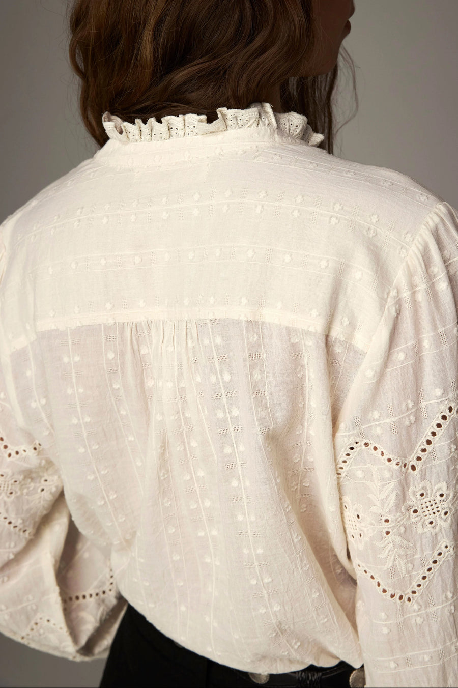 Maison Hotel Renata blouse - chantilly cream