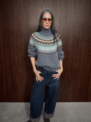 Mos Mosh Daya Fjord high neck knit jumper