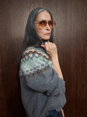 Mos Mosh Daya Fjord high neck knit jumper