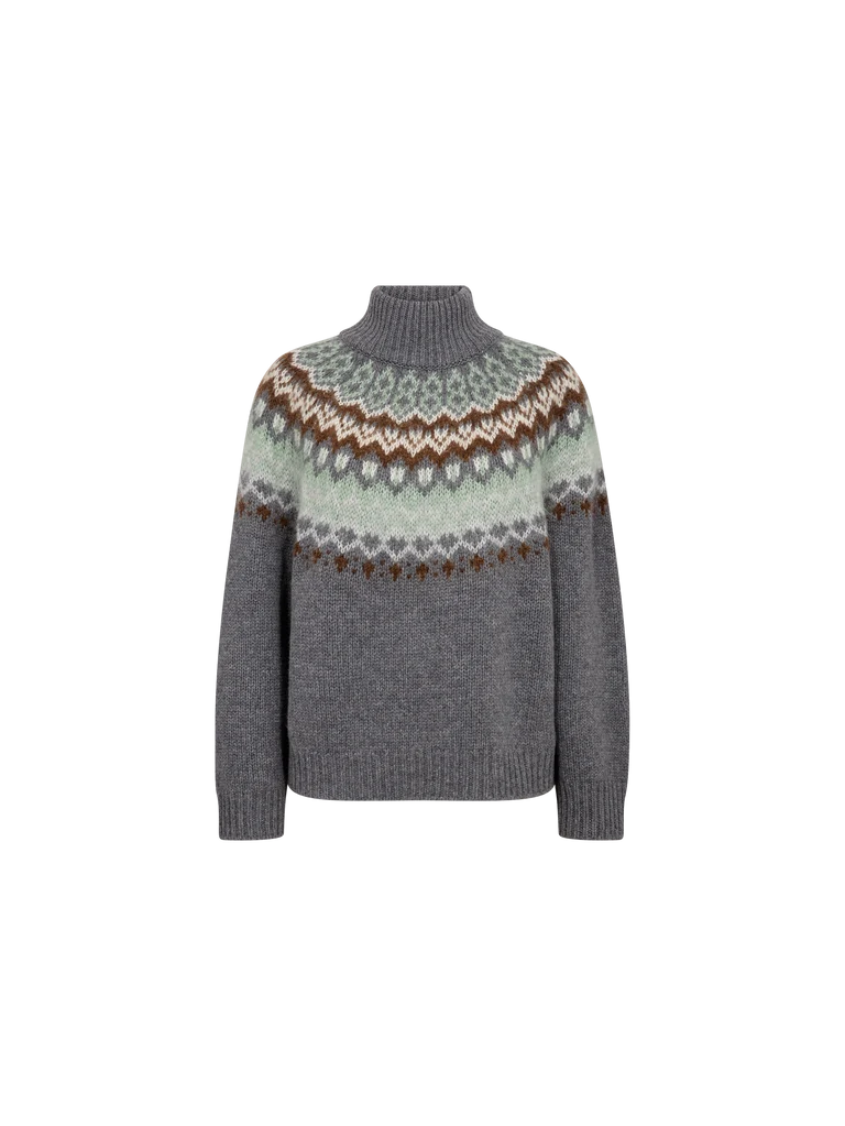 Mos Mosh Daya Fjord high neck knit jumper