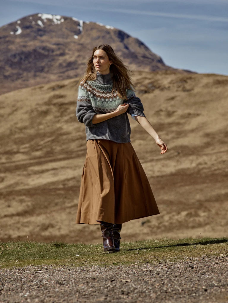 Mos Mosh Daya Fjord high neck knit jumper