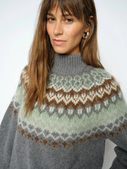 Mos Mosh Daya Fjord high neck knit jumper