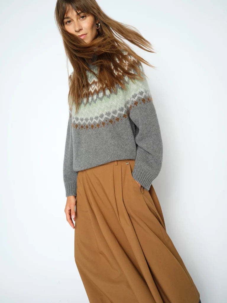 Mos Mosh Daya Fjord high neck knit jumper