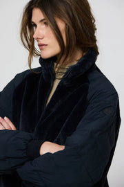 Tanta Aisu zip through jacket - dark navy