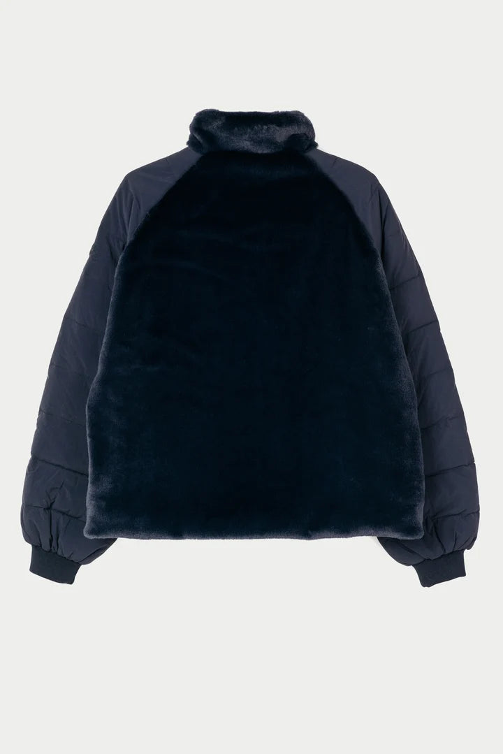 Tanta Aisu zip through jacket - dark navy