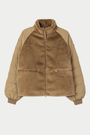 Tanta Aisu zip through contrast jacket - coriander