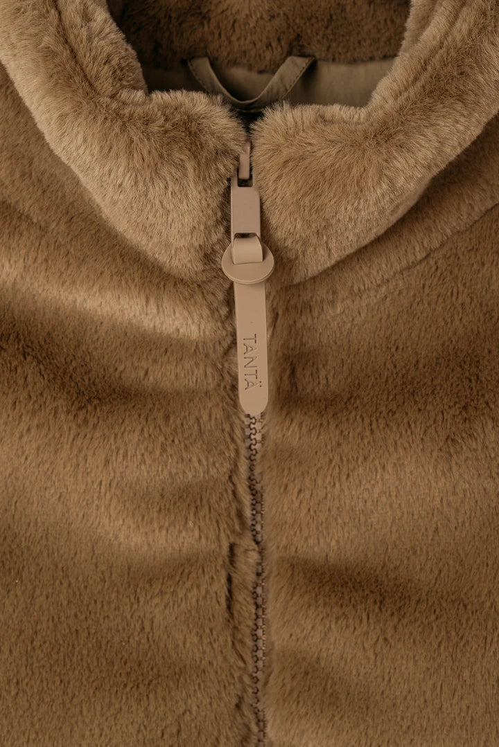 Tanta Aisu zip through contrast jacket - coriander