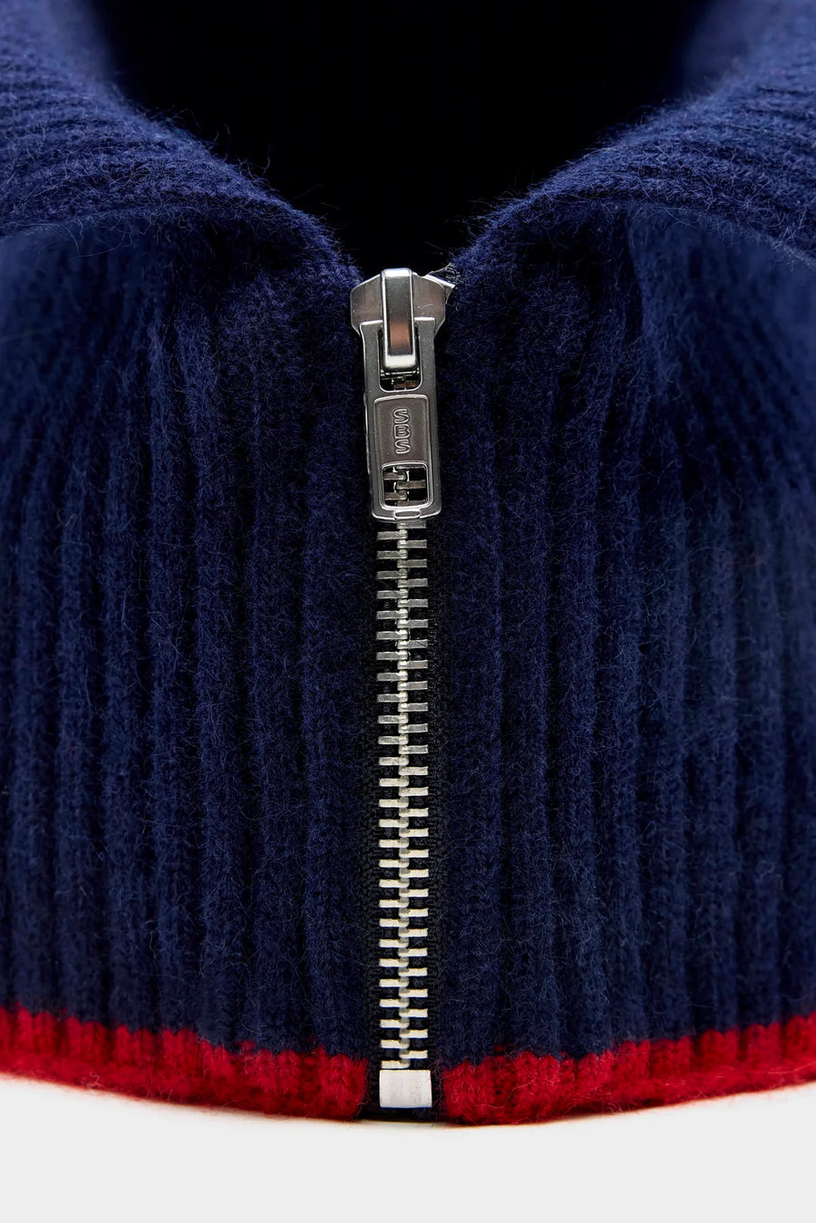 Bellerose Dusyk knit collar -navy
