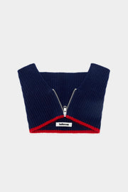 Bellerose Dusyk knit collar -navy