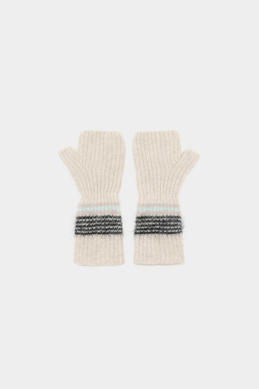 Bellerose Dussam fingerless gloves - cream