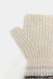 Bellerose Dussam fingerless gloves - cream