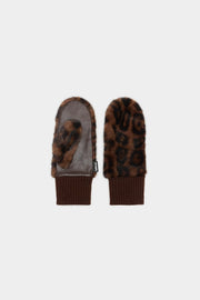 Bellerose Madina faux fur animal mittens