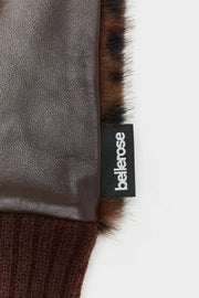 Bellerose Madina faux fur animal mittens