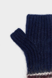 Bellerose Dussam fingerless gloves - navy