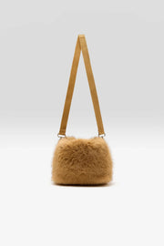 Bellerose Hochet faux fur bag - camel