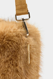 Bellerose Hochet faux fur bag - camel