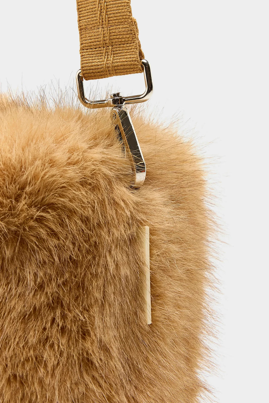 Bellerose Hochet faux fur bag - camel