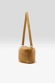 Bellerose Hochet faux fur bag - camel