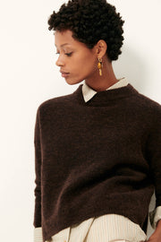 Sessùn Kunlun high collar jumper - wood